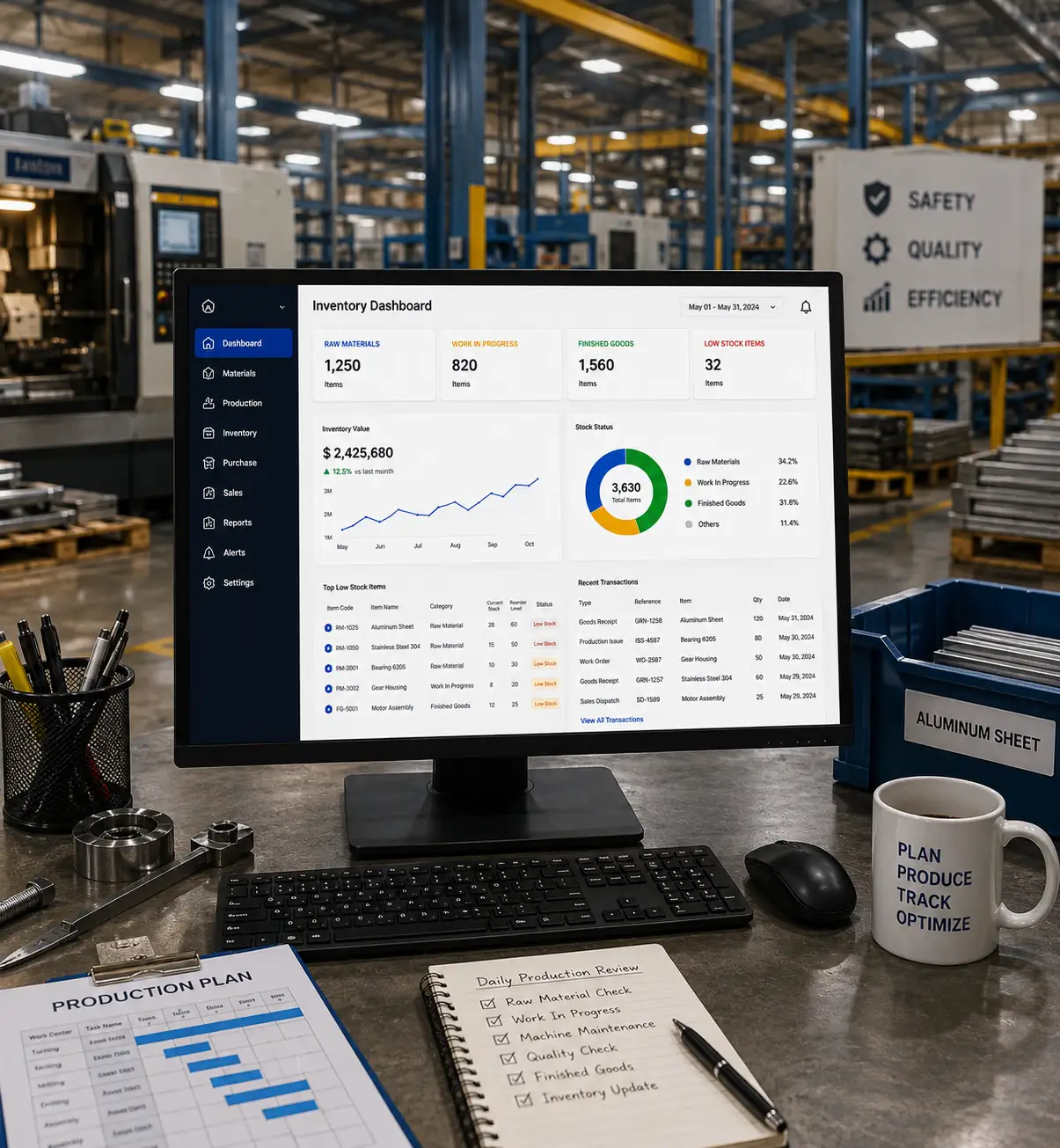 Manufacturing Inventory Software